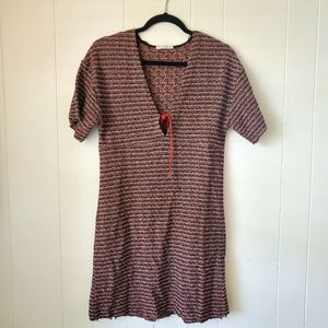 Zara Trafaluc Autumn V-neck Dress S